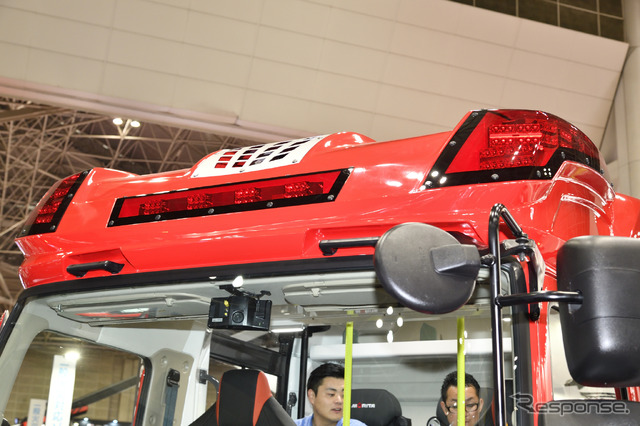 モリタの専用キャブ付MT2 Intelligent Attacker(東京国際消防防災展2018)