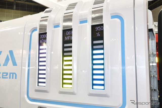 モリタの窒素富化空気(NEA)システム搭載車 Miracle N7(東京国際消防防災展2018)