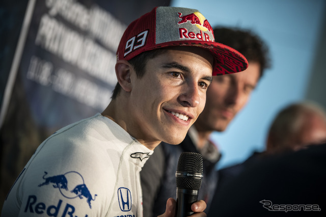 F1初ドライブに臨んだマルク・マルケス。