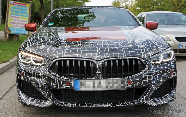 BMW 8シリーズ カブリオレ スクープ写真