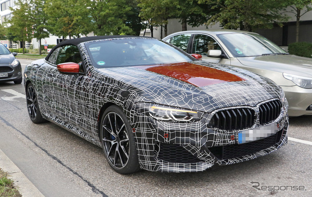 BMW 8シリーズ カブリオレ スクープ写真