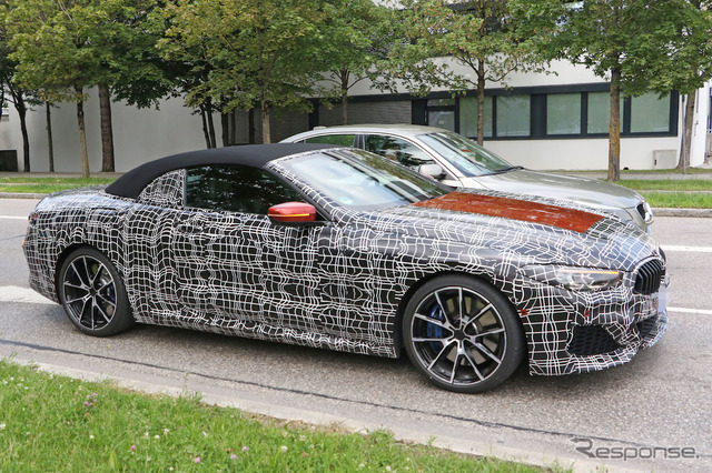 BMW 8シリーズ カブリオレ スクープ写真
