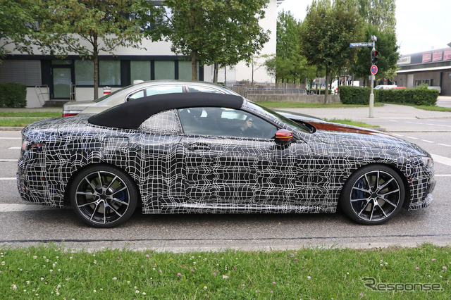 BMW 8シリーズ カブリオレ スクープ写真