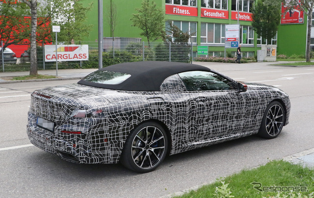 BMW 8シリーズ カブリオレ スクープ写真