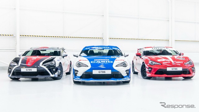 トヨタ GT86（86）の3台のワンオフモデル。過去のルマンマシンがモチーフ