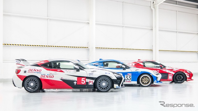 トヨタ GT86（86）の3台のワンオフモデル。過去のルマンマシンがモチーフ