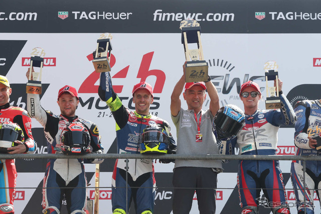 ドイツ8耐で勝利をおさめたF.C.C. TSR Honda France