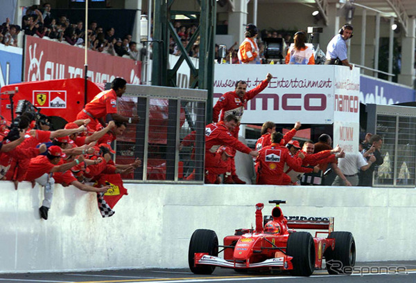 【F1日本GP】異次元の速さ、シューマッハのポールtoウィン