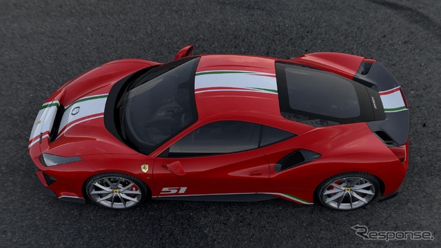 フェラーリ 488ピスタ の「Piloti Ferrari」