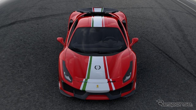 フェラーリ 488ピスタ の「Piloti Ferrari」