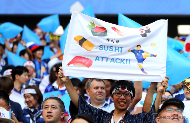 日本対コロンビア　(c) Getty Images
