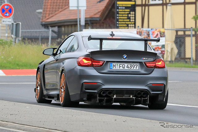 BMW M4 CSL プロトタイプスクープ写真