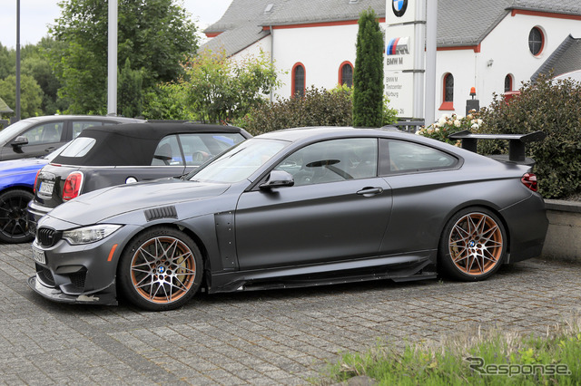 BMW M4 CSL プロトタイプスクープ写真