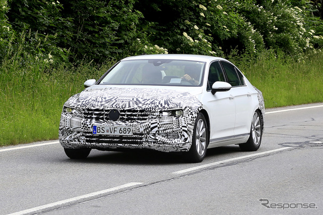 VW パサート 改良新型 スクープ写真