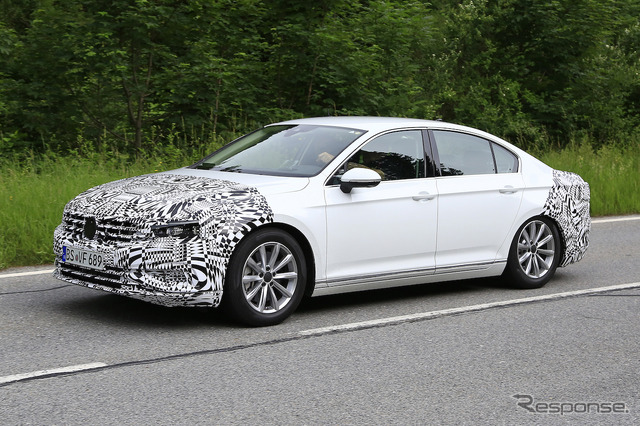 VW パサート 改良新型 スクープ写真