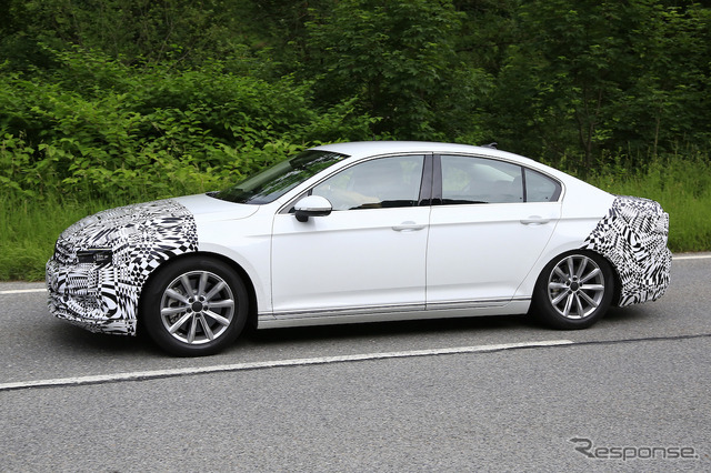 VW パサート 改良新型 スクープ写真