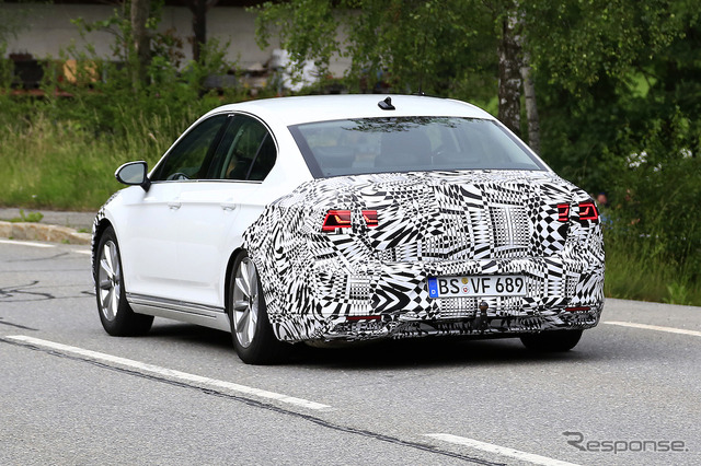 VW パサート 改良新型 スクープ写真