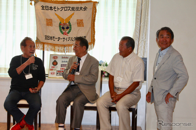 久保和夫氏の走りに憧れていたと語る鈴木忠男氏。当時の城北ライダースの圧巻ぶりを語ってくれた。