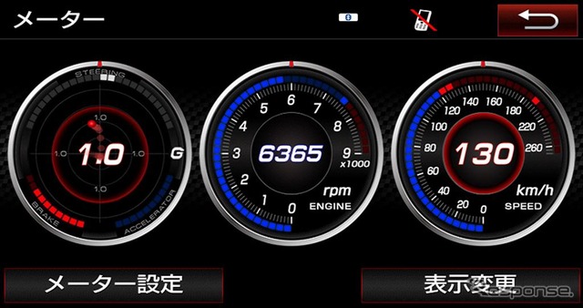 GR T-Connectナビ TOYOTA GAZOO Racing Recorder付(3連メーター画面)