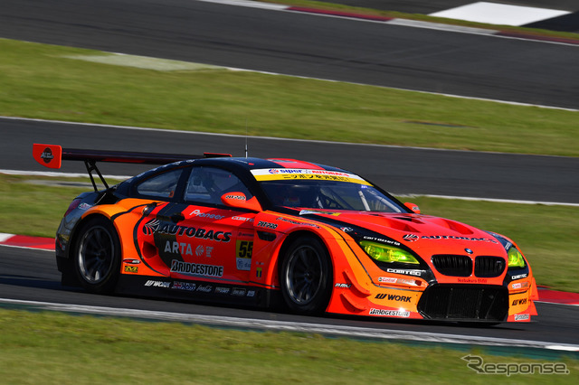 GT300クラスのランク4位、#55 BMW M6(写真は第2戦富士)。