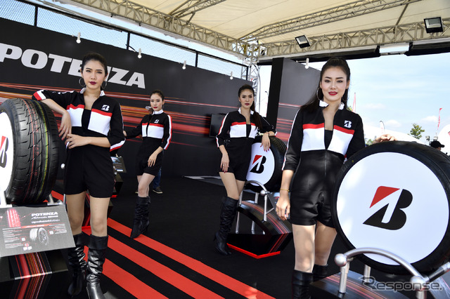SUPER GT Rd.04タイのイベント風景