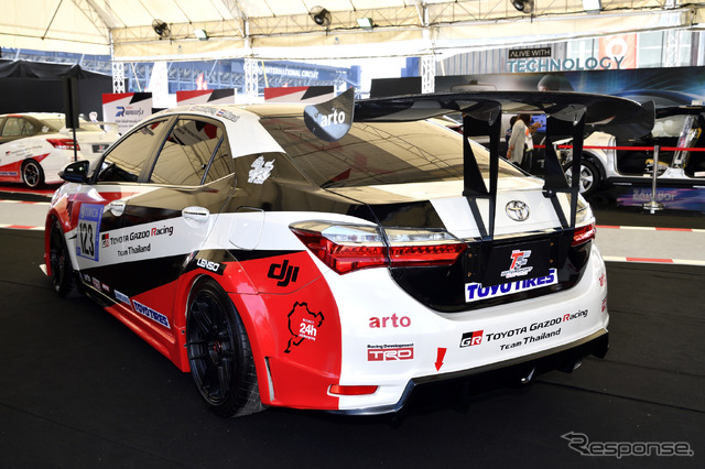 SUPER GT Rd.04タイのイベント風景