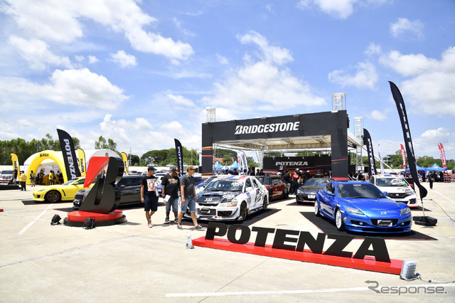 SUPER GT Rd.04タイのイベント風景