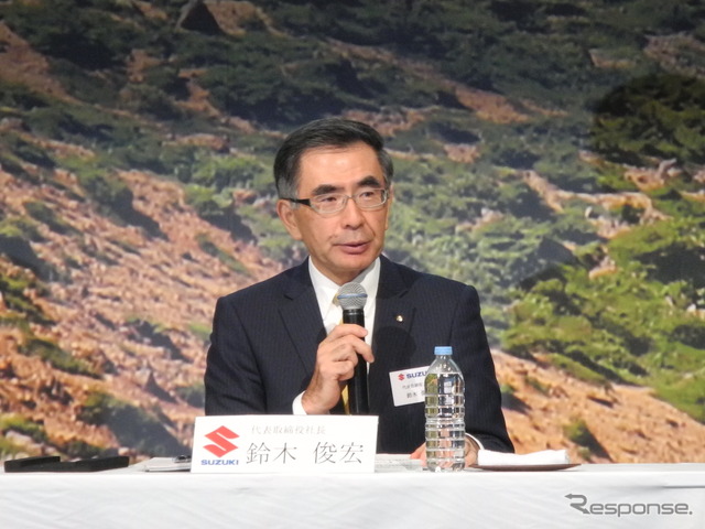 スズキの鈴木俊宏社長