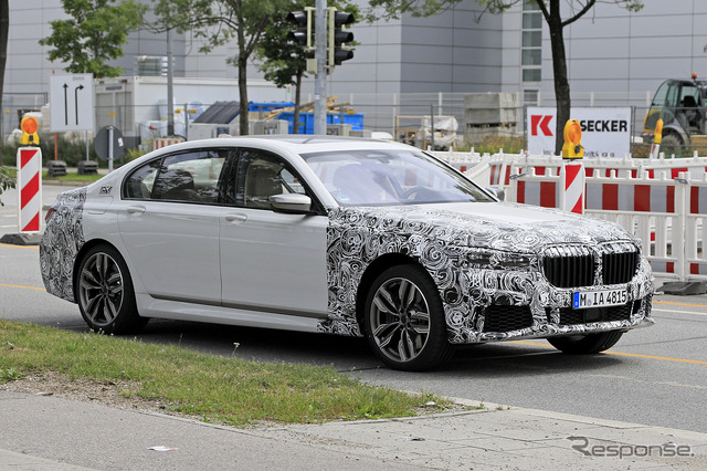 BMW 7シリーズ 改良新型スクープ写真