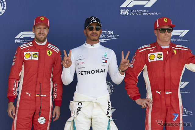 ハミルトンがポールポジション(メルセデス、イギリスGP)