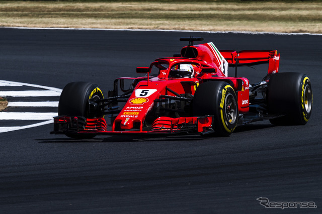 ベッテル(フェラーリ、イギリスGP)
