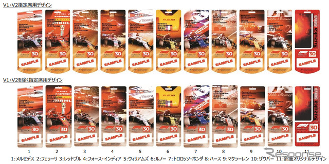 アニバーサリーチケットの最終デザイン
