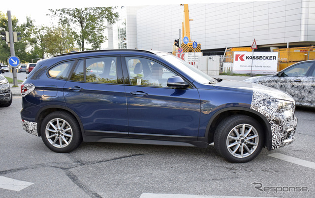 BMW X1 改良新型スクープ写真