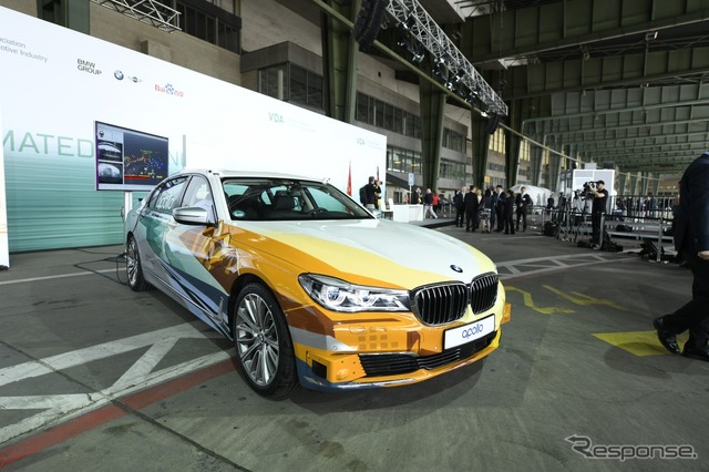 BMWの自動運転開発車両