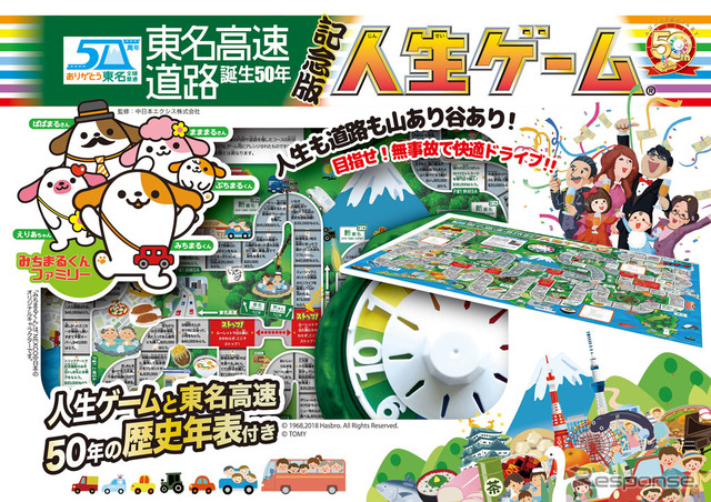 50周年アニバーサリーキャンペーン ～『人生ゲーム』日本発売50周年 × 東名誕生50年