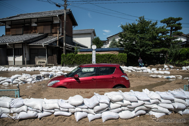 平成30年7月豪雨（7月10日、広島市）　(c) Getty Images