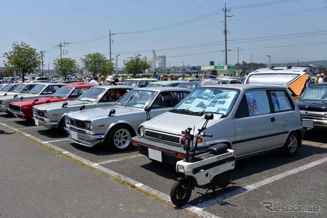 第1回 しぶかわ昭和の車展示会inスカイテルメ渋川