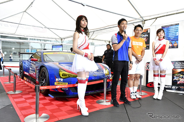 SUPER GT EXPERIENCE 2018 in 東京国際フォーラム　#61SUBARU BRZ GT300 山内選手