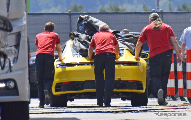 ポルシェ 911 次世代型(992型)スクープ写真