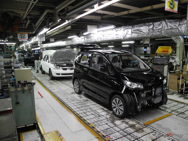 三菱自動車の水島製作所(資料画像)