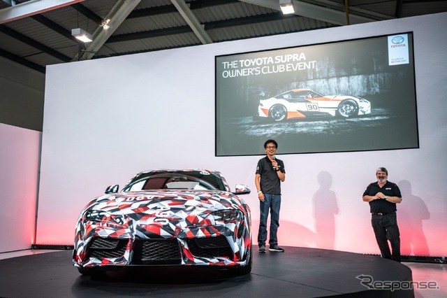 トヨタ スープラ 新型のプロトタイプと多田氏