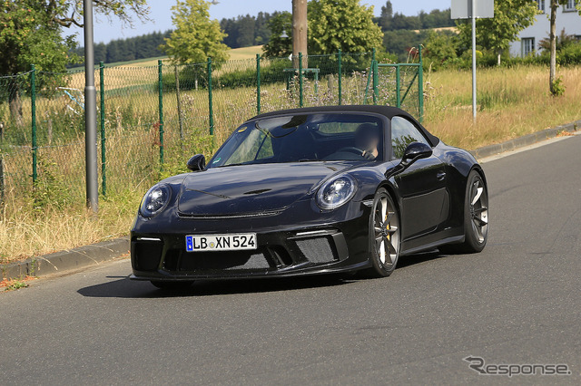 ポルシェ 911GT3 カブリオレ スクープ写真