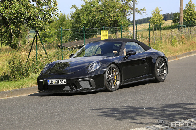 ポルシェ 911GT3 カブリオレ スクープ写真