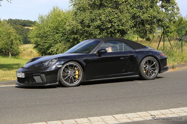 ポルシェ 911GT3 カブリオレ スクープ写真