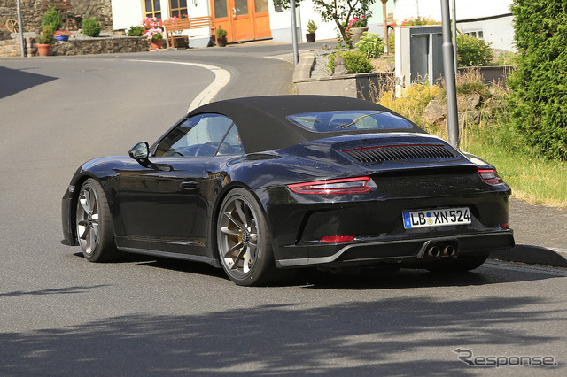 ポルシェ 911GT3 カブリオレ スクープ写真