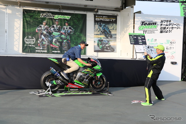 鈴鹿8耐 GPスクエア、カワサキブース