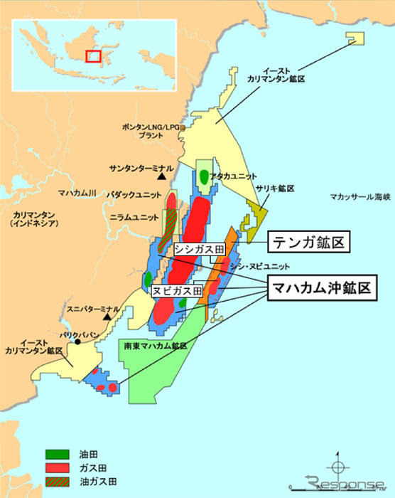 国際石油開発帝石、インドネシアで天然ガスの生産を開始