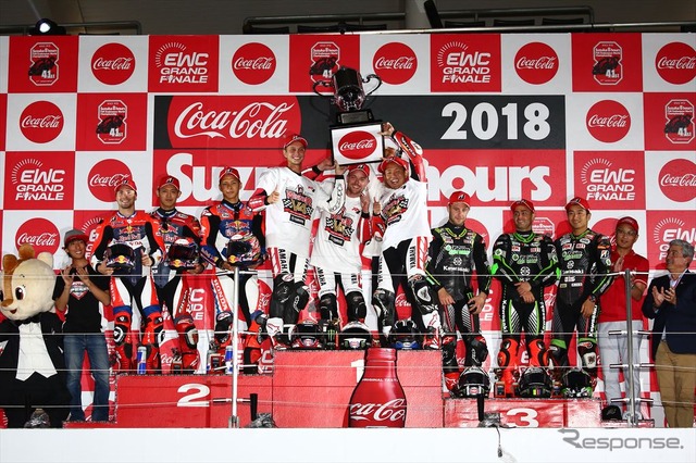 ブリヂストンタイヤ装着チームが表彰台を独占