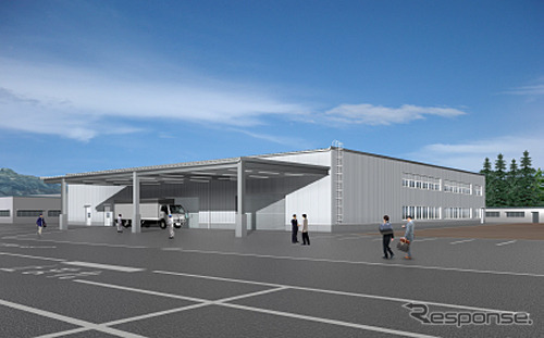 甲府明電舎 新設建屋イメージ