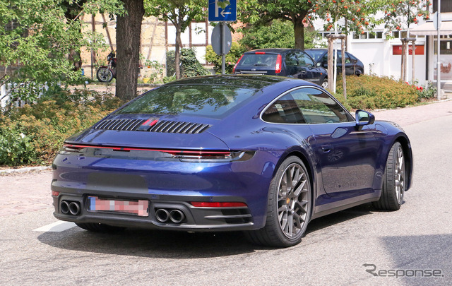 ポルシェ 911 新型(992型)フルヌードスクープ写真
